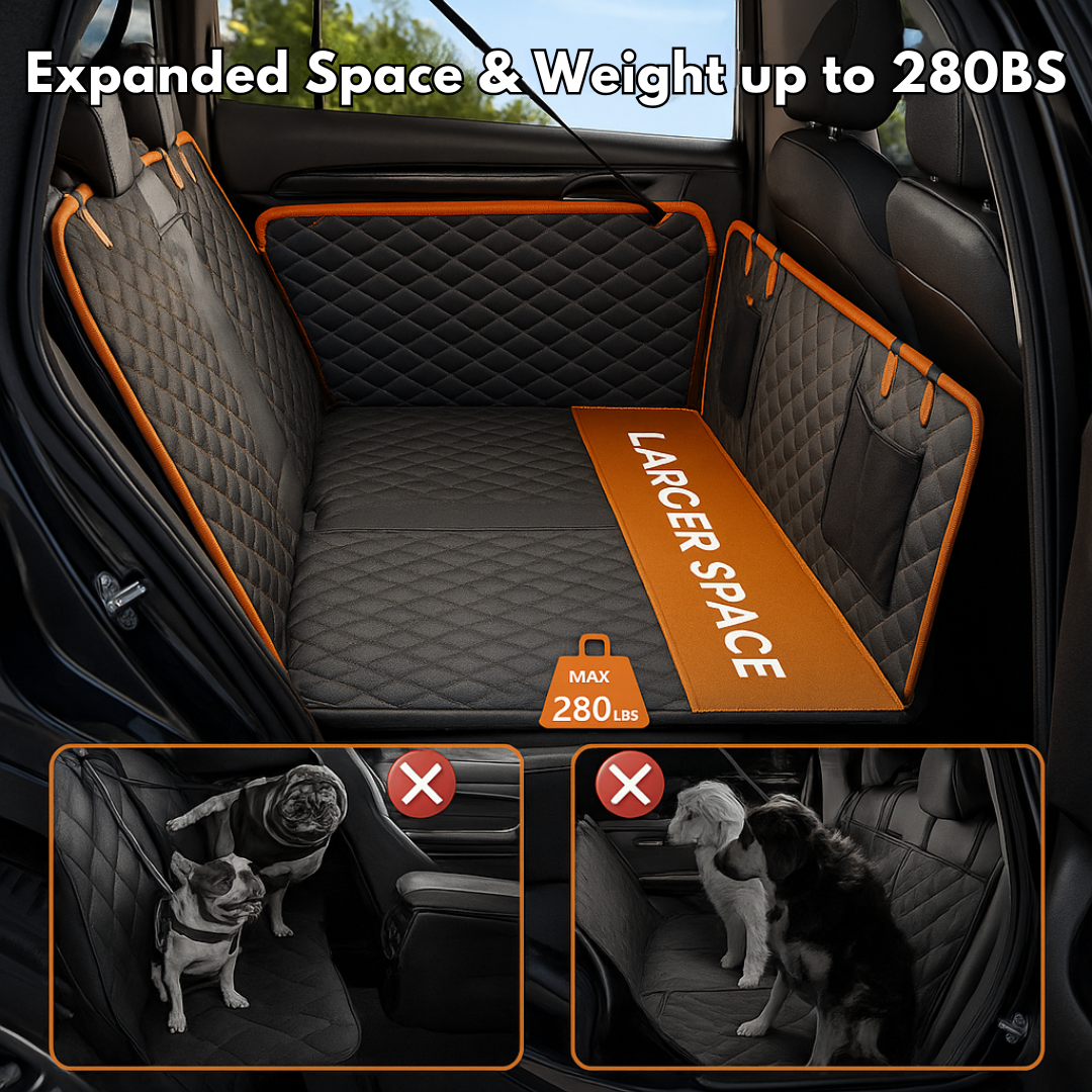 PawRadiant Pro™ - Hard Bottom Dog Car Seat Protector