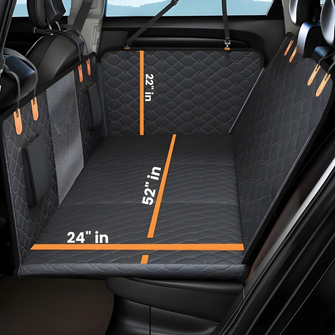 PawRadiant Pro™ - Hard Bottom Dog Car Seat Protector + (Free Grand Dog Bed )