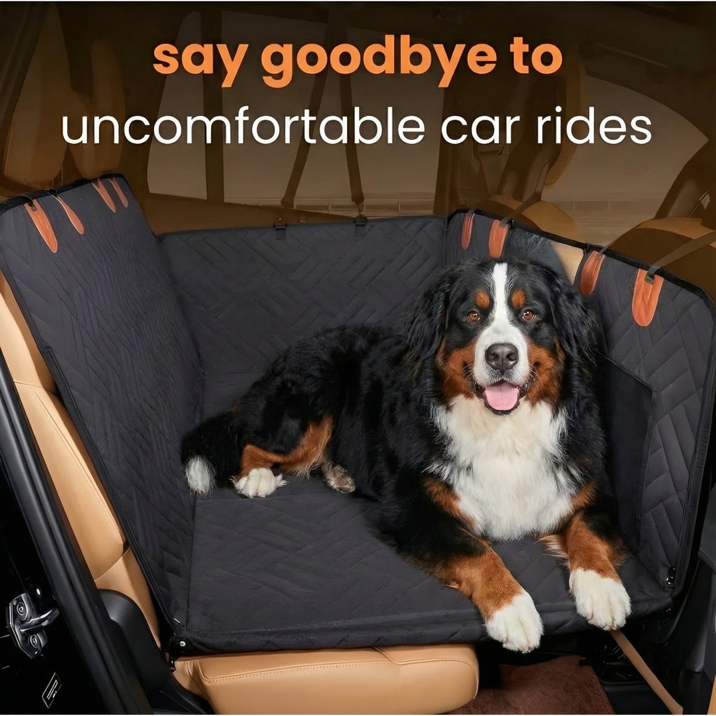 PawRadiant Pro™ - Hard Bottom Dog Car Seat Protector + (Free Grand Dog Bed )