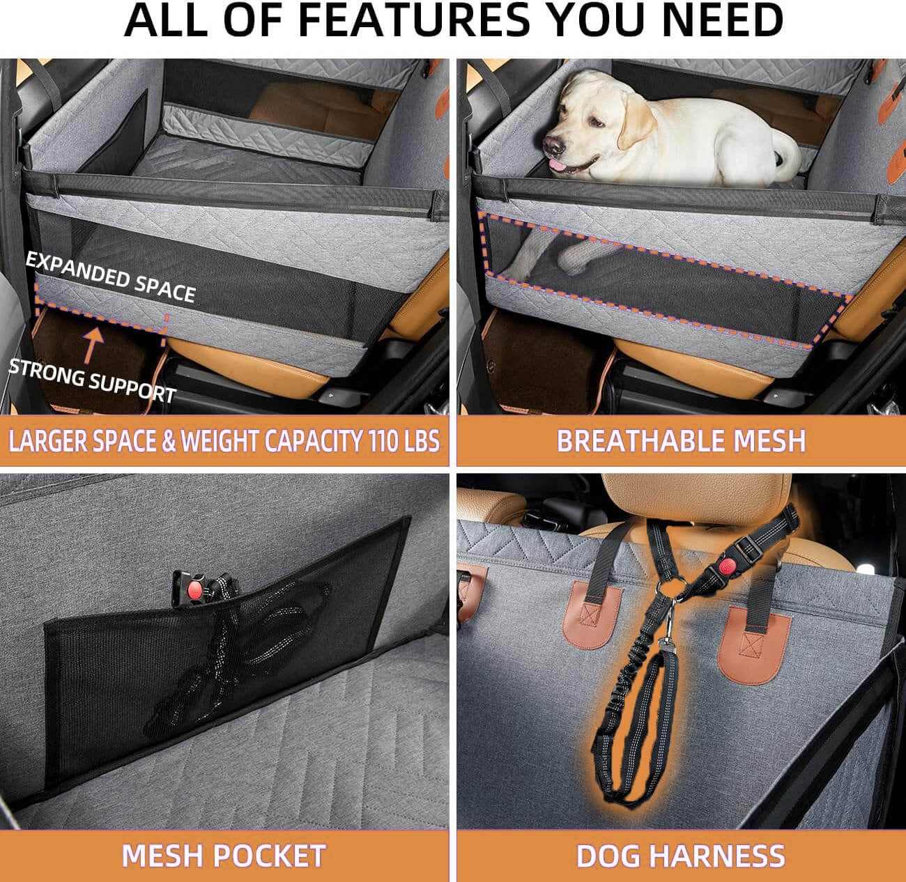 Paw Radiant - Single Back Seat Extender